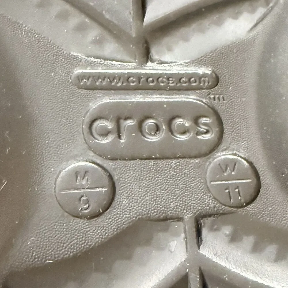 Crocs Camouflage Iconic Comfort Elements Adjustable Slides Men’s 9 Women’s 11